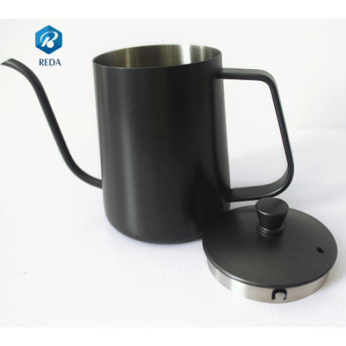 304 Aço inoxidável fabricado à mão Hand Gobeneck Coffee Kettle